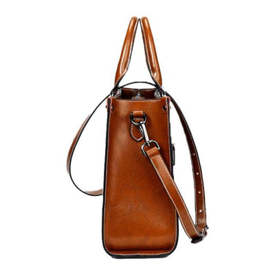 Grace™ | Klassische Leder Tote Bag