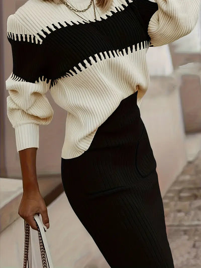 Milava™ Anastasia Panel Strick Co-Ord
