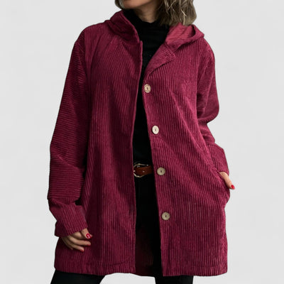 Ibby | Gemütliche Cordjacke mit Kapuze