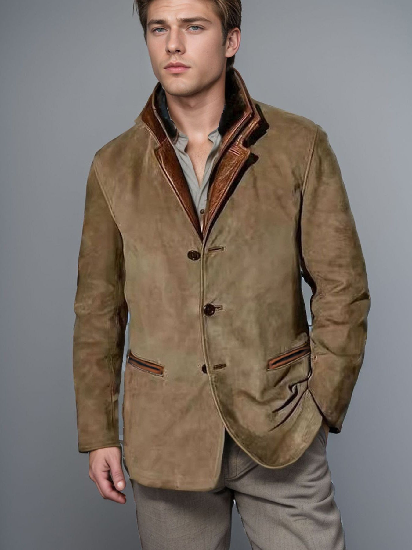 Henri | Herren-Wildlederjacke