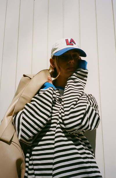 Mana | Gestreifter Oversized Pullover