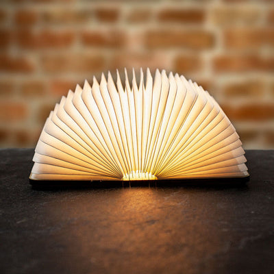 Handgemachte Leseglück-Lampe