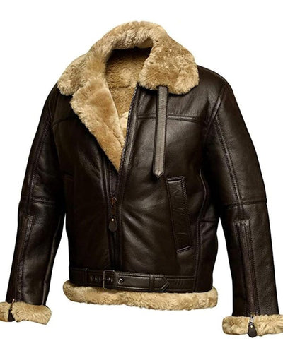 PEDRO | Gepolsterte Lederjacke