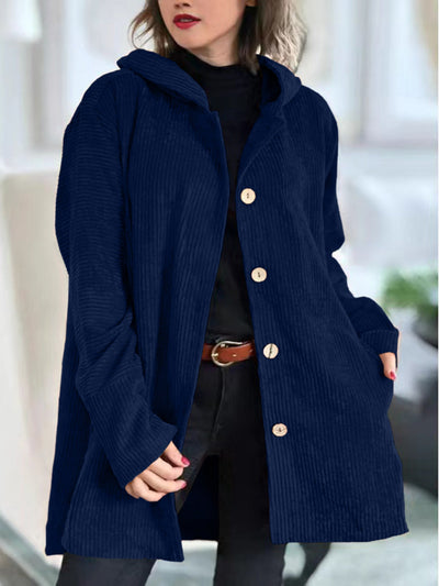 Ibby | Gemütliche Cordjacke mit Kapuze