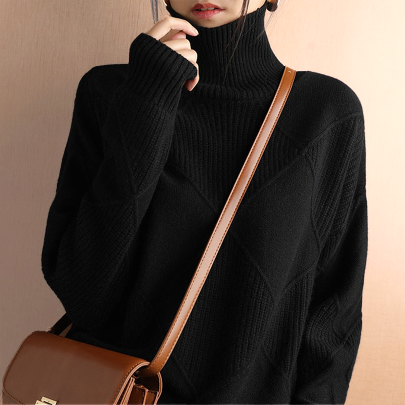 Marcelle | Grobstrick Rollkragenpullover