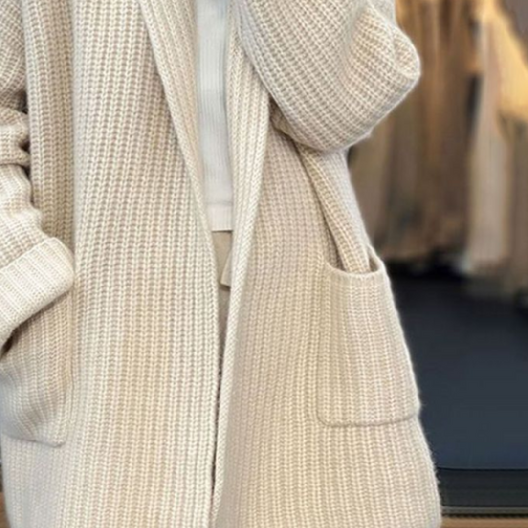 IRENE | Strickcardigan aus Wollmischung