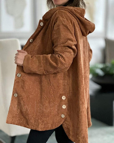 Ibby | Gemütliche Cordjacke mit Kapuze