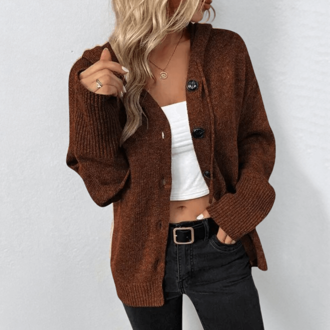Brittan | Strick-Cardigan mit Knöpfen