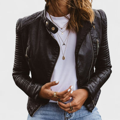Belen - Elegante Lederjacke
