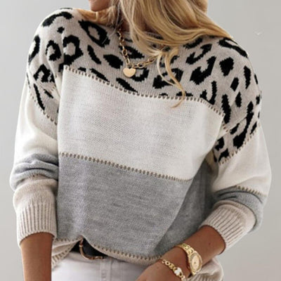Cheyenne | Lässiger Pullover mit Leopardenmuster