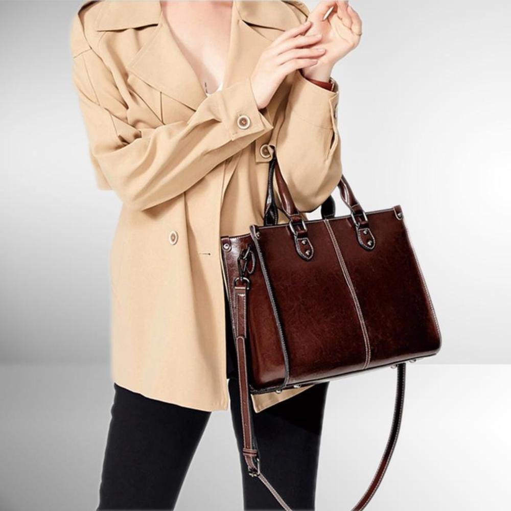 Grace™ | Klassische Leder Tote Bag