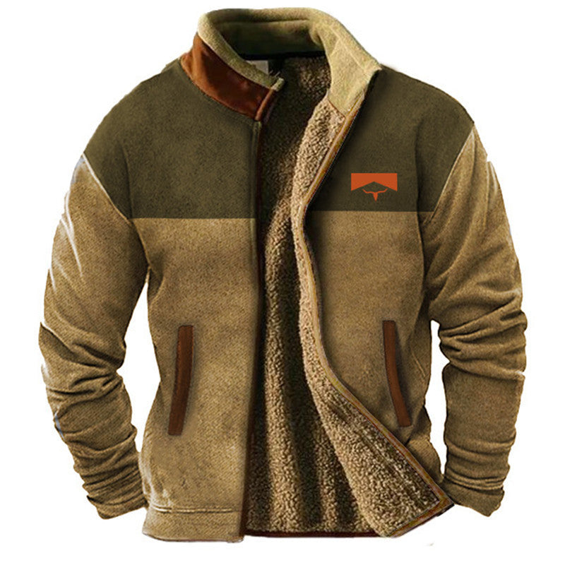 Mathéo – Herren Freizeit-Fleecejacke