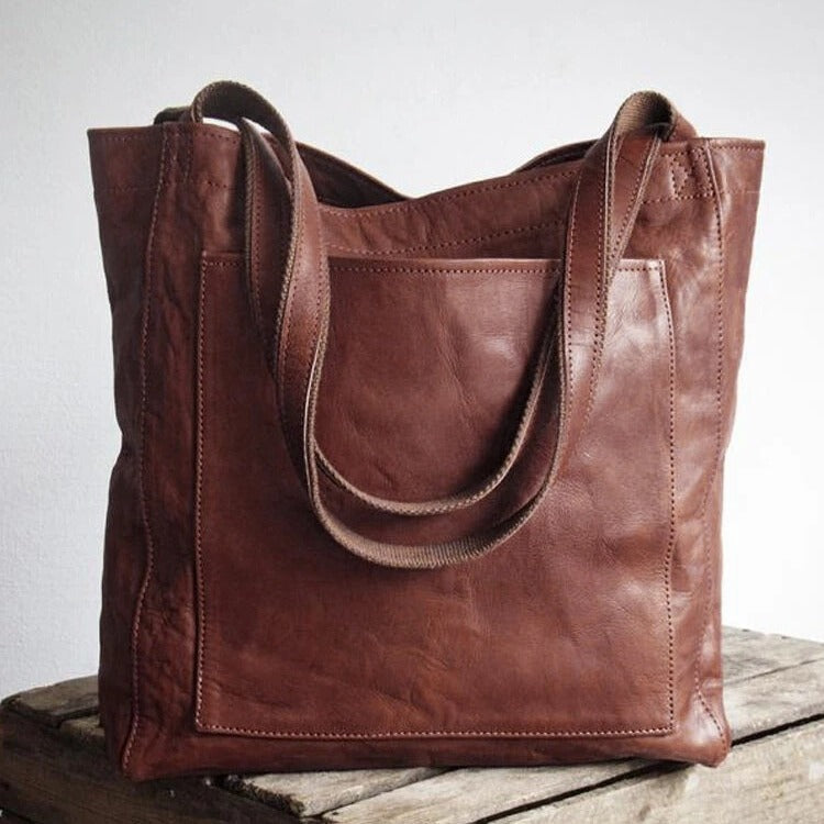 Elvira™ | Moderne Leder-Schultertasche