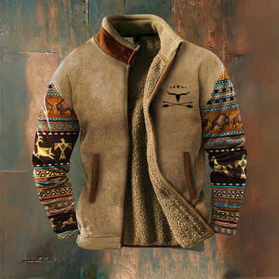 Mathéo – Herren Freizeit-Fleecejacke