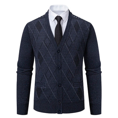 Preston™ – Strickjacke mit Rautenmuster