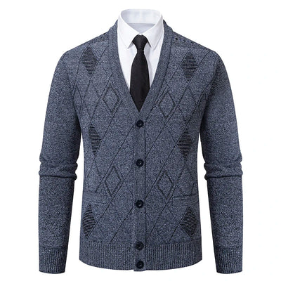Preston™ – Strickjacke mit Rautenmuster