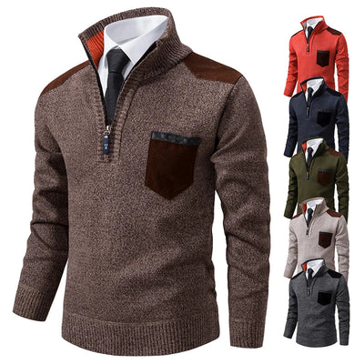 Clinton™ – Eleganter Halb-Zip Pullover