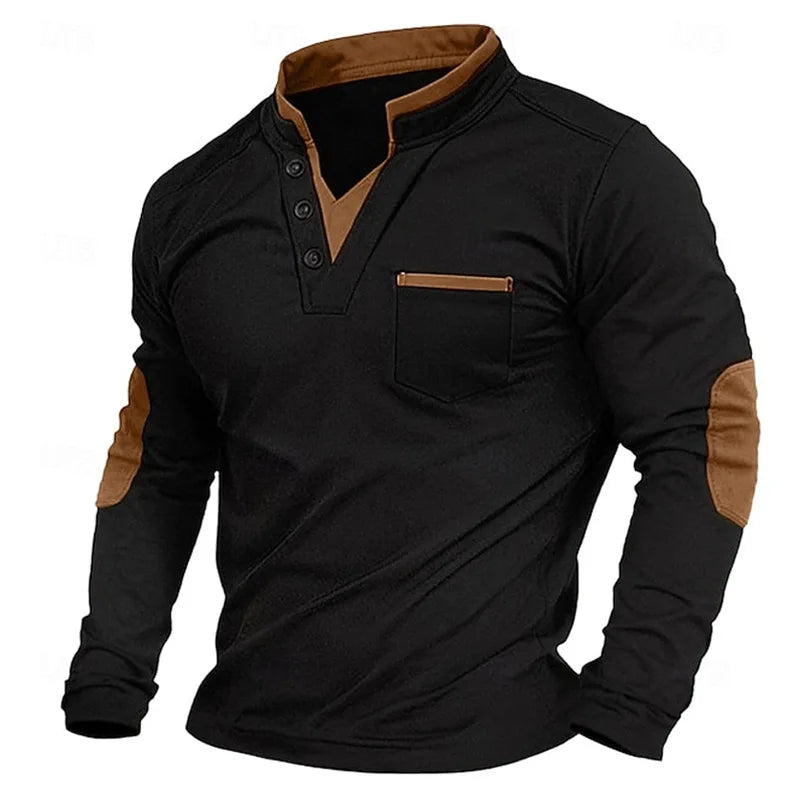 Beeckhoven™ | Herren V-Ausschnitt Sweatshirt