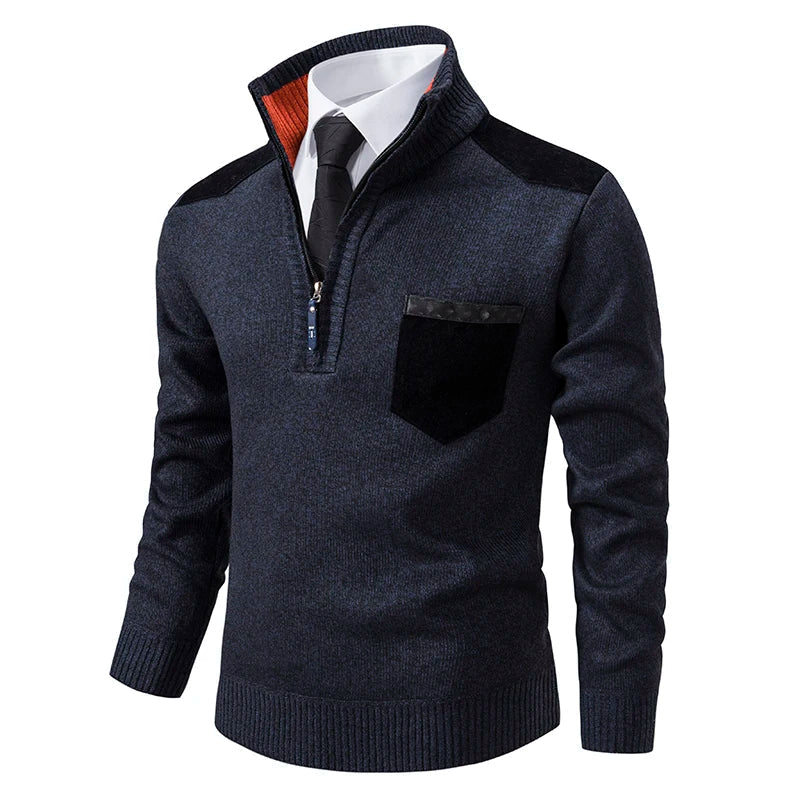 Clinton™ – Eleganter Halb-Zip Pullover