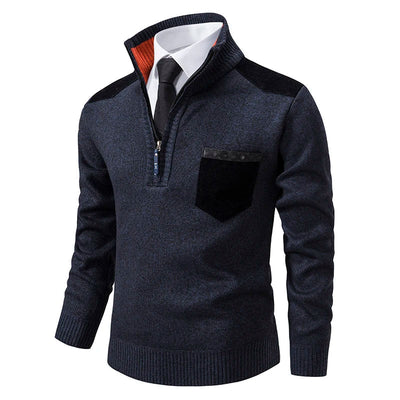 Clinton™ – Eleganter Halb-Zip Pullover