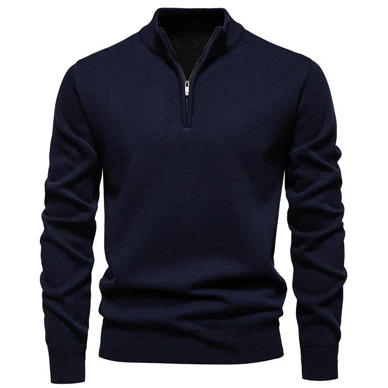 Brompton™ – Verfeinertes Quarter-Zip Strick