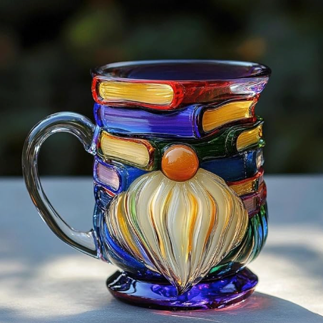 3D-Bücherliebhaber-Tasse von Nain