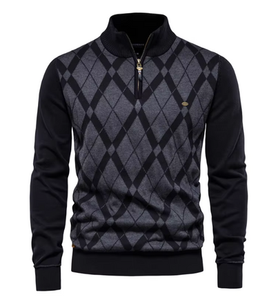 Job™ | Herren Pullover mit halbem Reißverschluss
