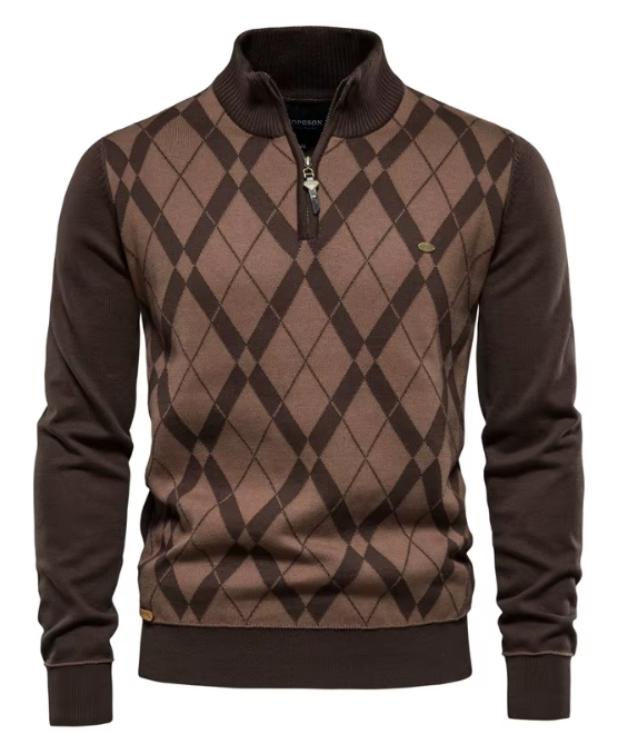 Job™ | Herren Pullover mit halbem Reißverschluss