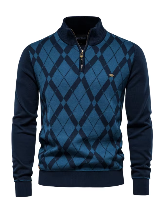 Job™ | Herren Pullover mit halbem Reißverschluss