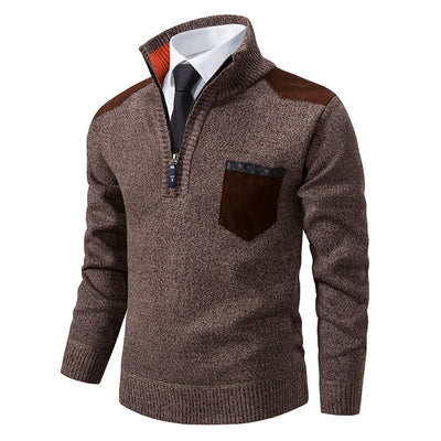 Clinton™ – Eleganter Halb-Zip Pullover