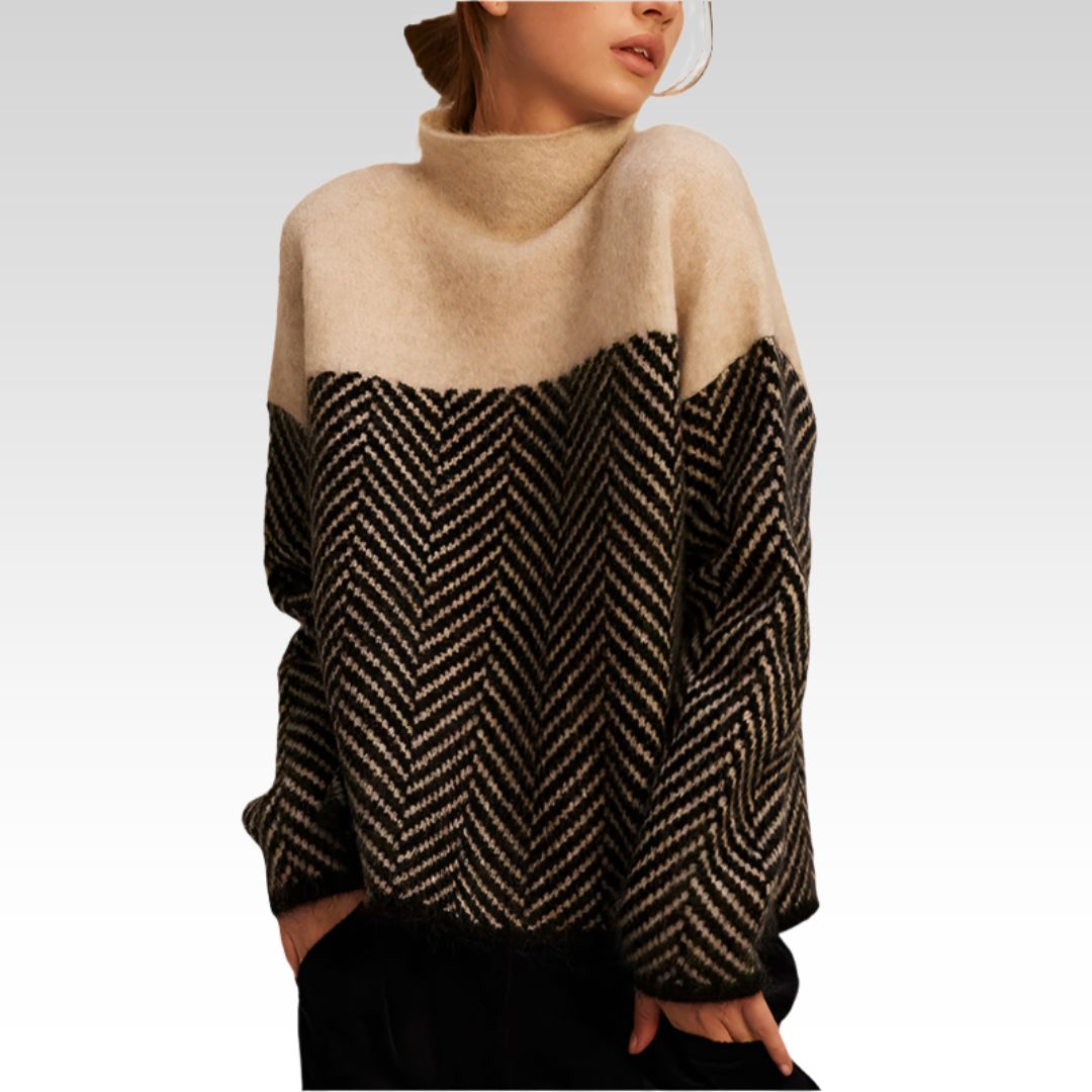 Adelie | Premium Rollkragenpullover aus feinem Strick