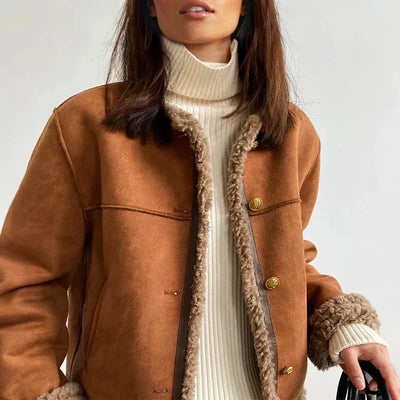 CARLA - LEDERJACKE FÜR DEN WINTER