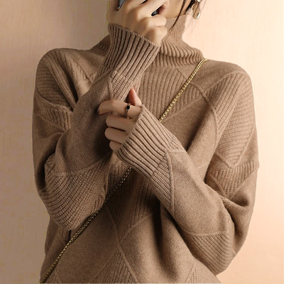 Marcelle | Grobstrick Rollkragenpullover