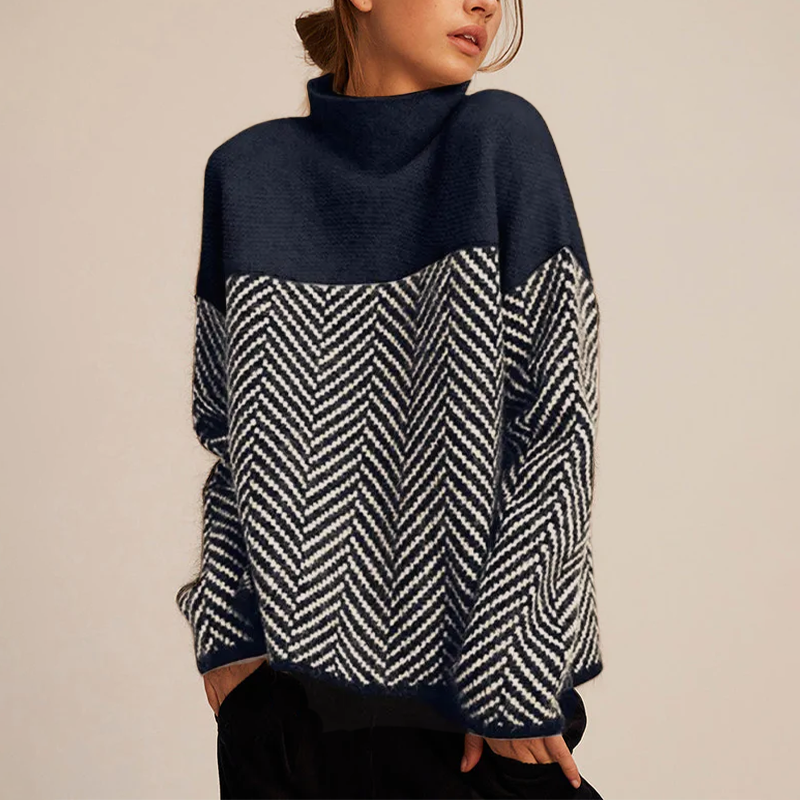 Adelie | Premium Rollkragenpullover aus feinem Strick