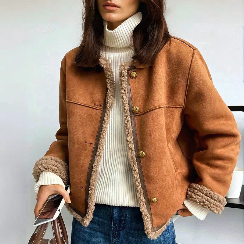 CARLA - LEDERJACKE FÜR DEN WINTER