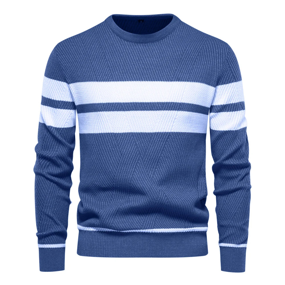 Belgravia™ – Texturierte Streifen Crew