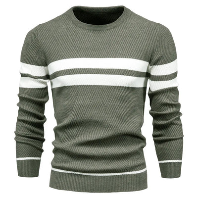 Belgravia™ – Texturierte Streifen Crew