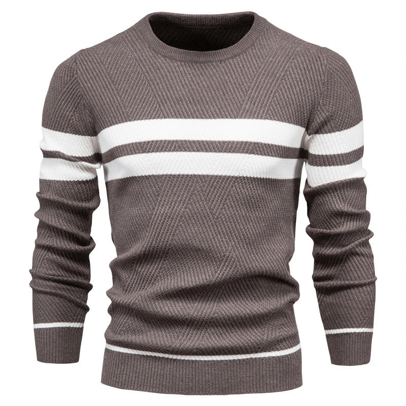 Belgravia™ – Texturierte Streifen Crew