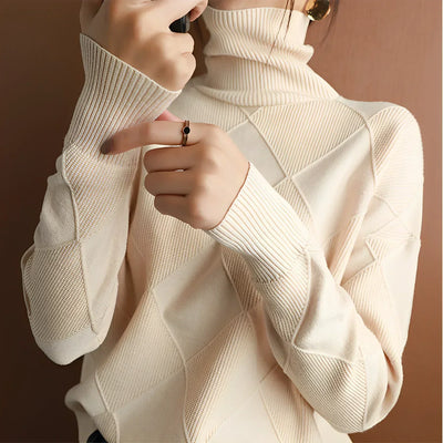 Marcelle | Grobstrick Rollkragenpullover