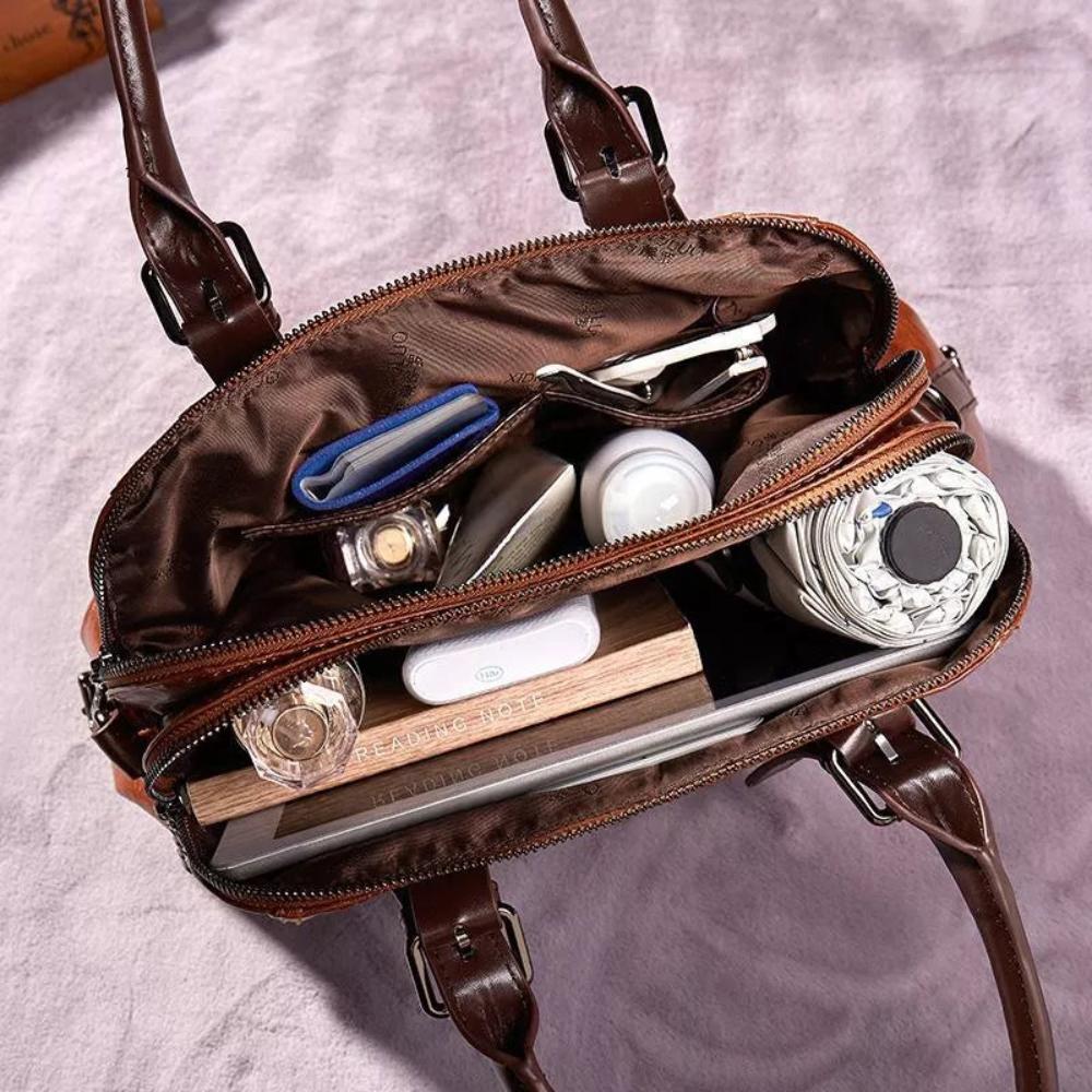 Silke™ | Luxus Leder Schultertasche