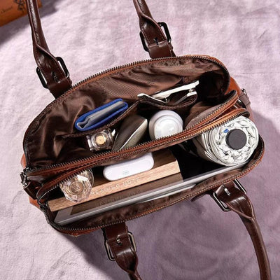 Silke™ | Luxus Leder Schultertasche