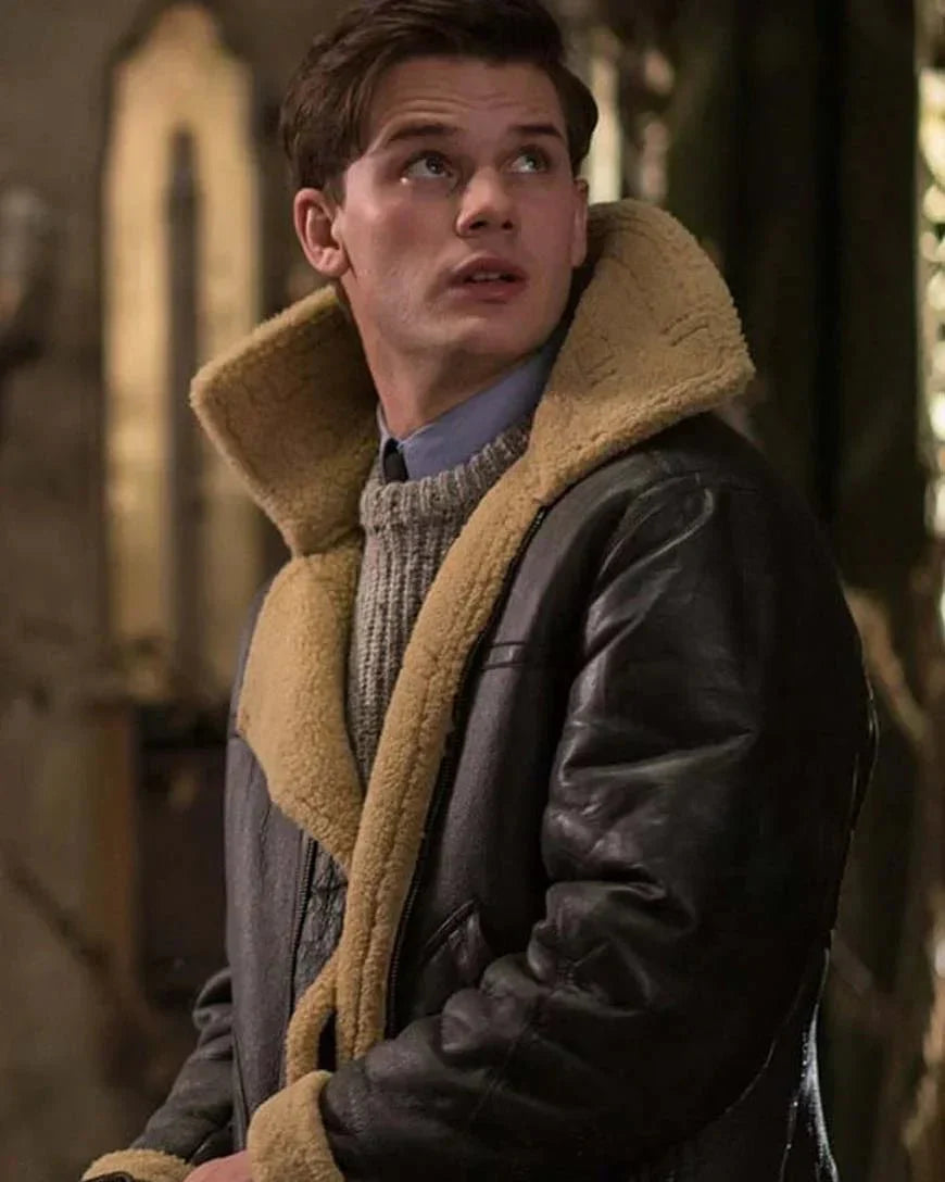 PEDRO | Gepolsterte Lederjacke