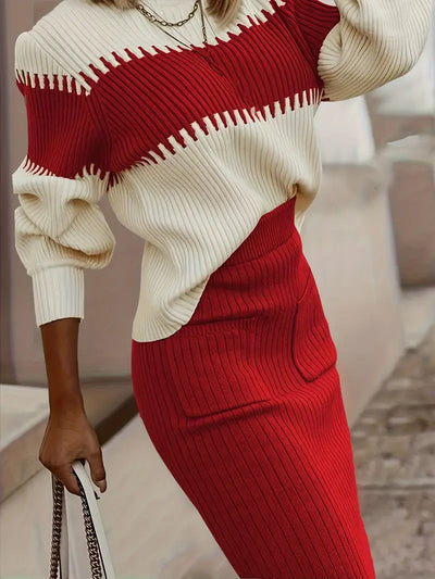 Milava™ Anastasia Panel Strick Co-Ord