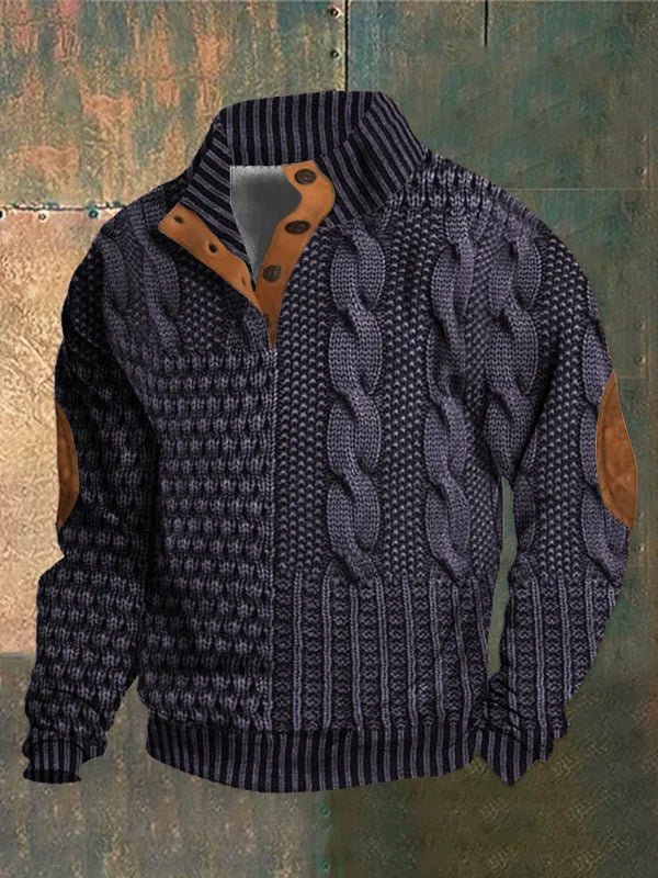 Heiko | Bedruckter warmer Pullover