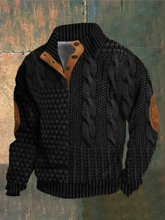 Heiko | Bedruckter warmer Pullover