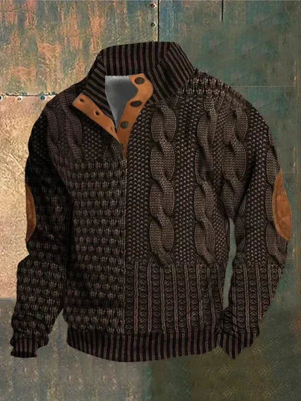 Heiko | Bedruckter warmer Pullover