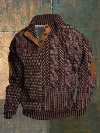 Heiko | Bedruckter warmer Pullover