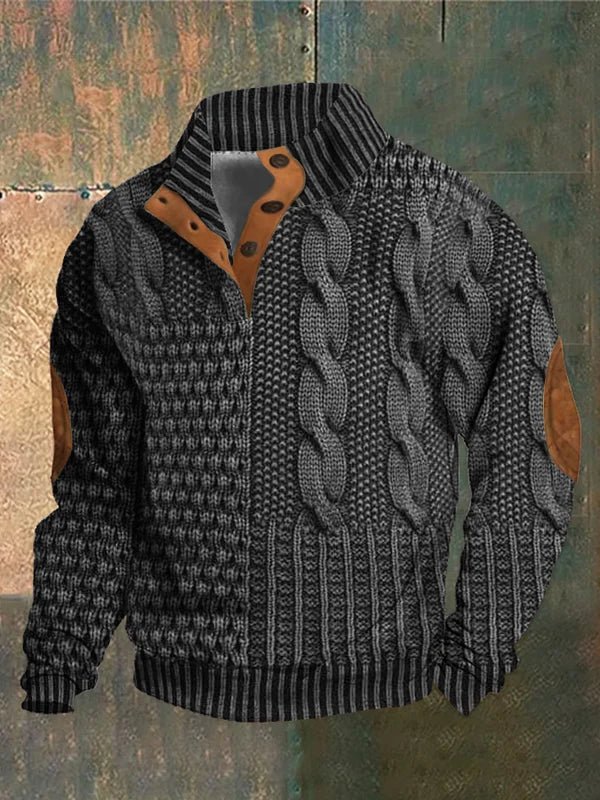 Heiko | Bedruckter warmer Pullover