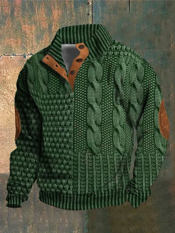 Heiko | Bedruckter warmer Pullover
