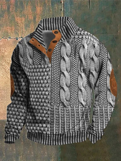 Heiko | Bedruckter warmer Pullover